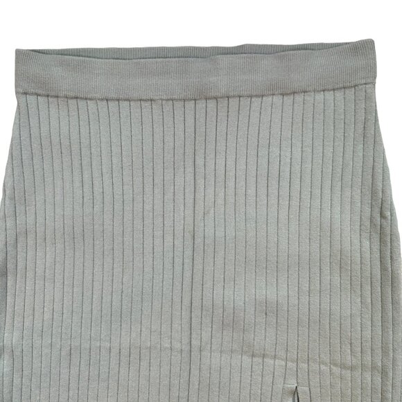Abercrombie & Fitch Knit Skirt XLP Soft AF Collection Knit Skirt Slit Stretch - Picture 2 of 9